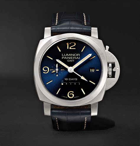 luminor panerai gmt 10 days replica watches|panerai luminor gmt review.